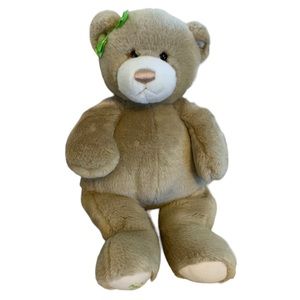 Brooks Brothers Gund Brooksie The Girl Teddy Bear Collectible w/ Green Bow 14"